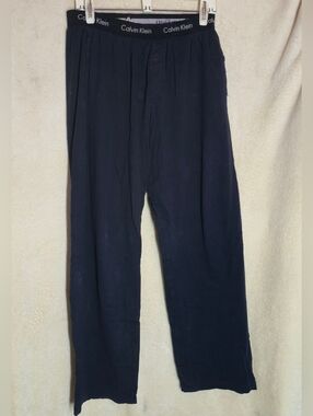 Calvin Klein Sleepwear Pajama Pants Medium  Stretch  Pockets Black